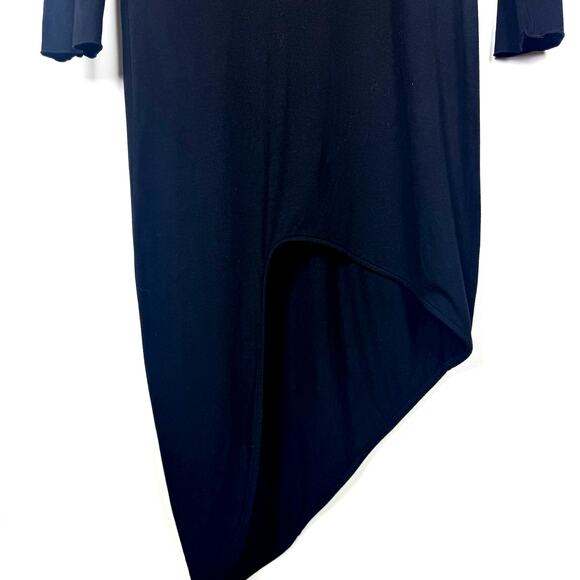 INDAH Black Long Sleeve High Low Dress Size Medium - Picture 5 of 8
